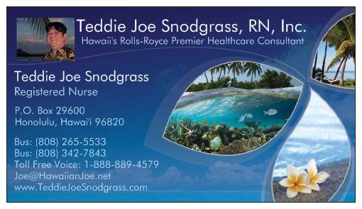 Teddie Joe Snodgrass, RN (Have License - Will Travel)